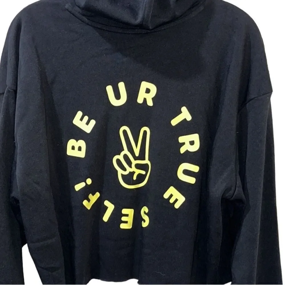 Sugar & Jade X Children’s Place Raw Hem Cropped Hoodie